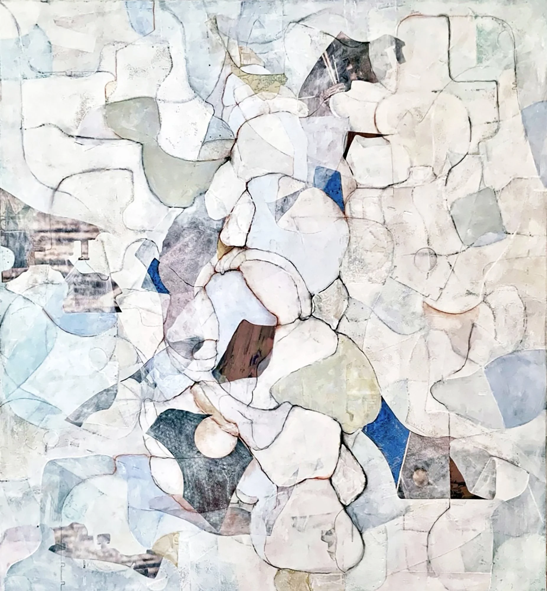 'Protoplasmatologia' .
Collage & mixed media on canvas .
Height - 180cm .
Width - 165cm .
POA