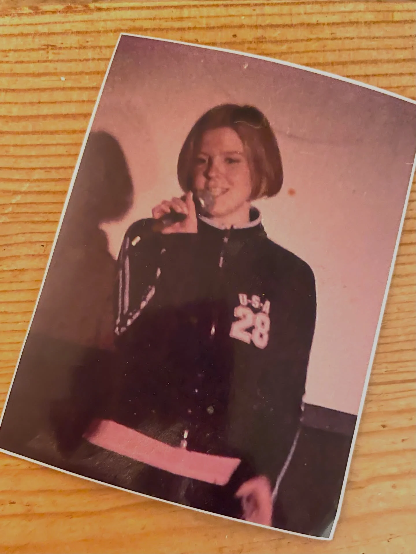 Just found this - Cardiff 2001! Apparently I&rsquo;ve never been afraid of a mic🎤😆 😆
Remember this era? @garymessage @loisseco @ljdernie @megegross @laurasgallacher @cath_woolridge @daiwoolridge @elainemac.57 @amanda1664