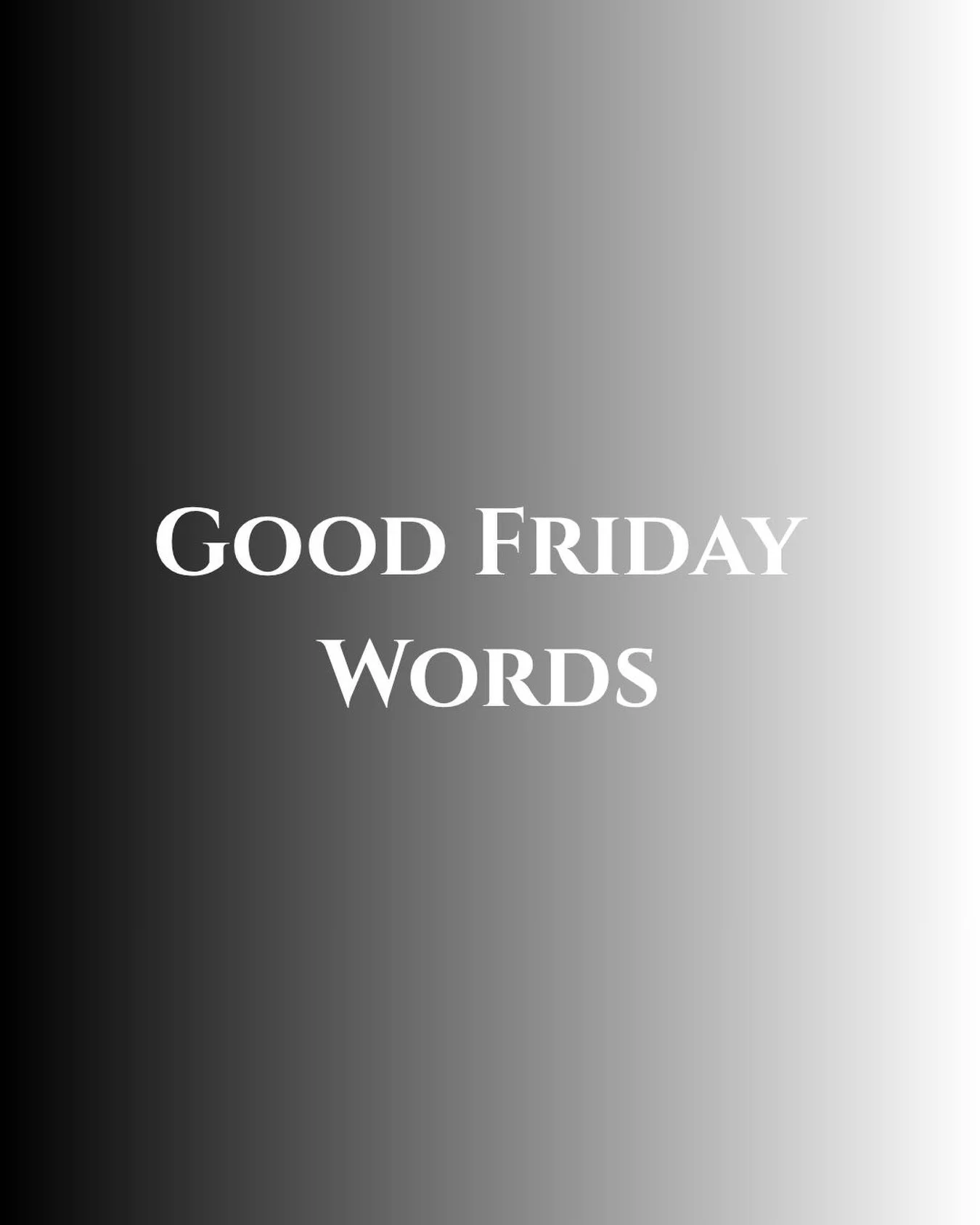 Come gather round the cross
Hear the words Jesus spoke
His final moments
Still gifting us hope

&ldquo;Father forgive them&rdquo;
Forgiving them - and us
Forgive-ness
For all my mess
Every place I&rsquo;m less
than holy
In my distress
When I confess
