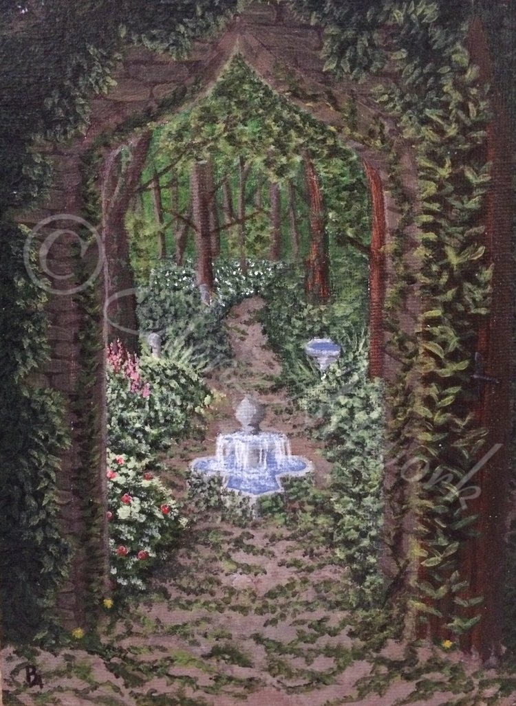 A garden lost in time