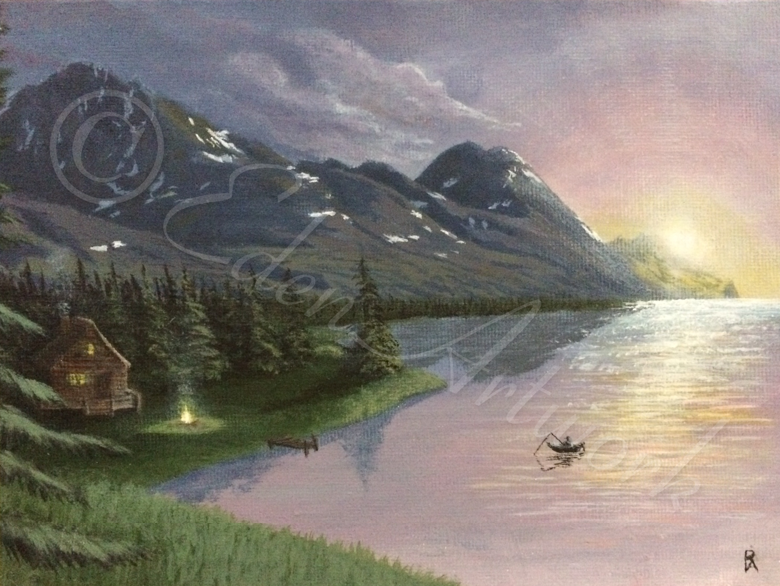 Fishing at first light
