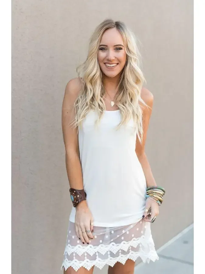 Layering Love Lace Slip - Ivory
