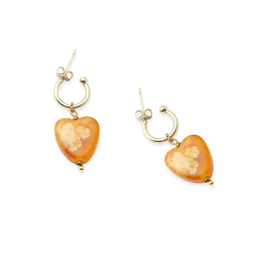 Sunset of Hearts Earrings
