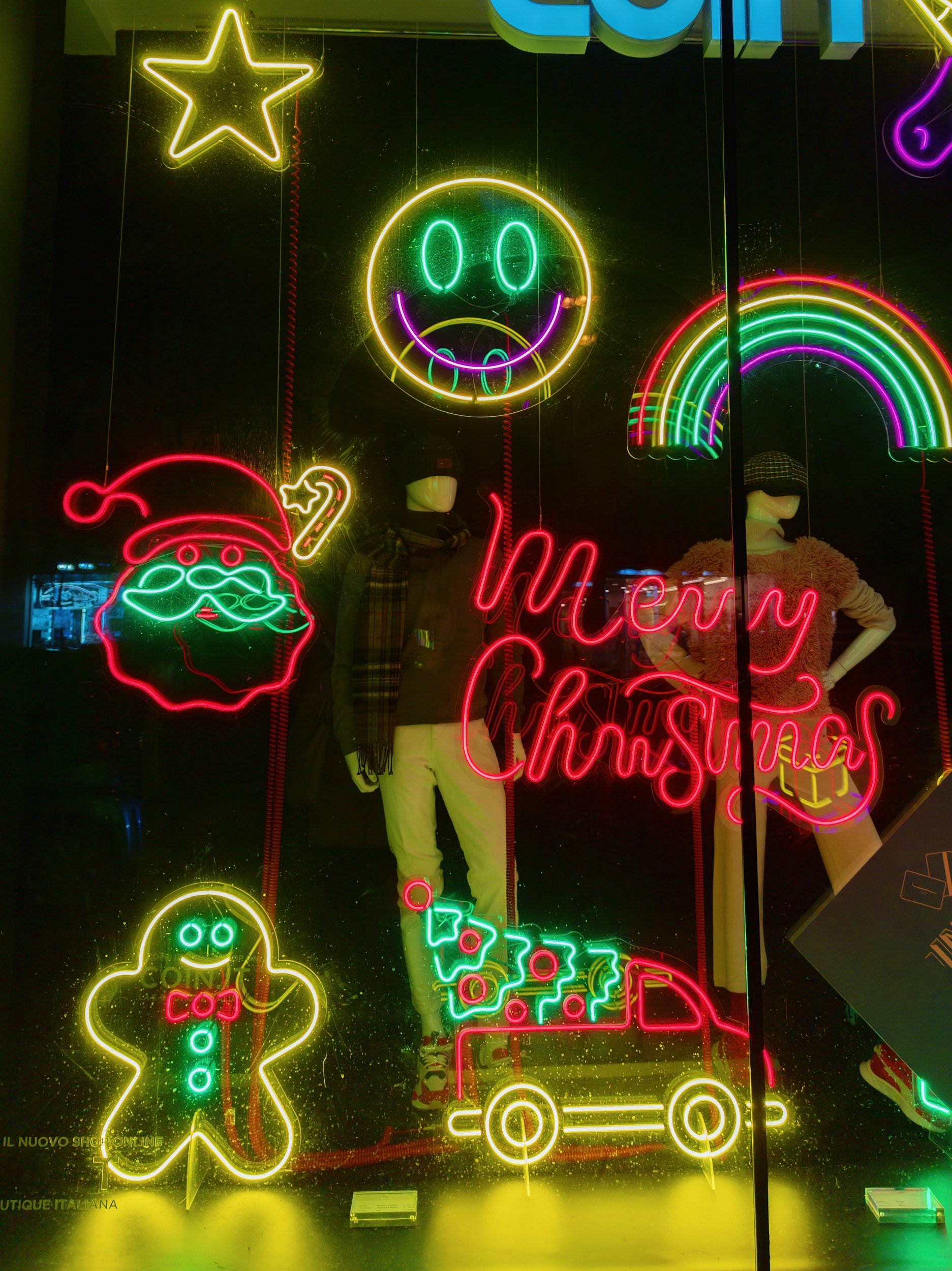 neon smiley face sign