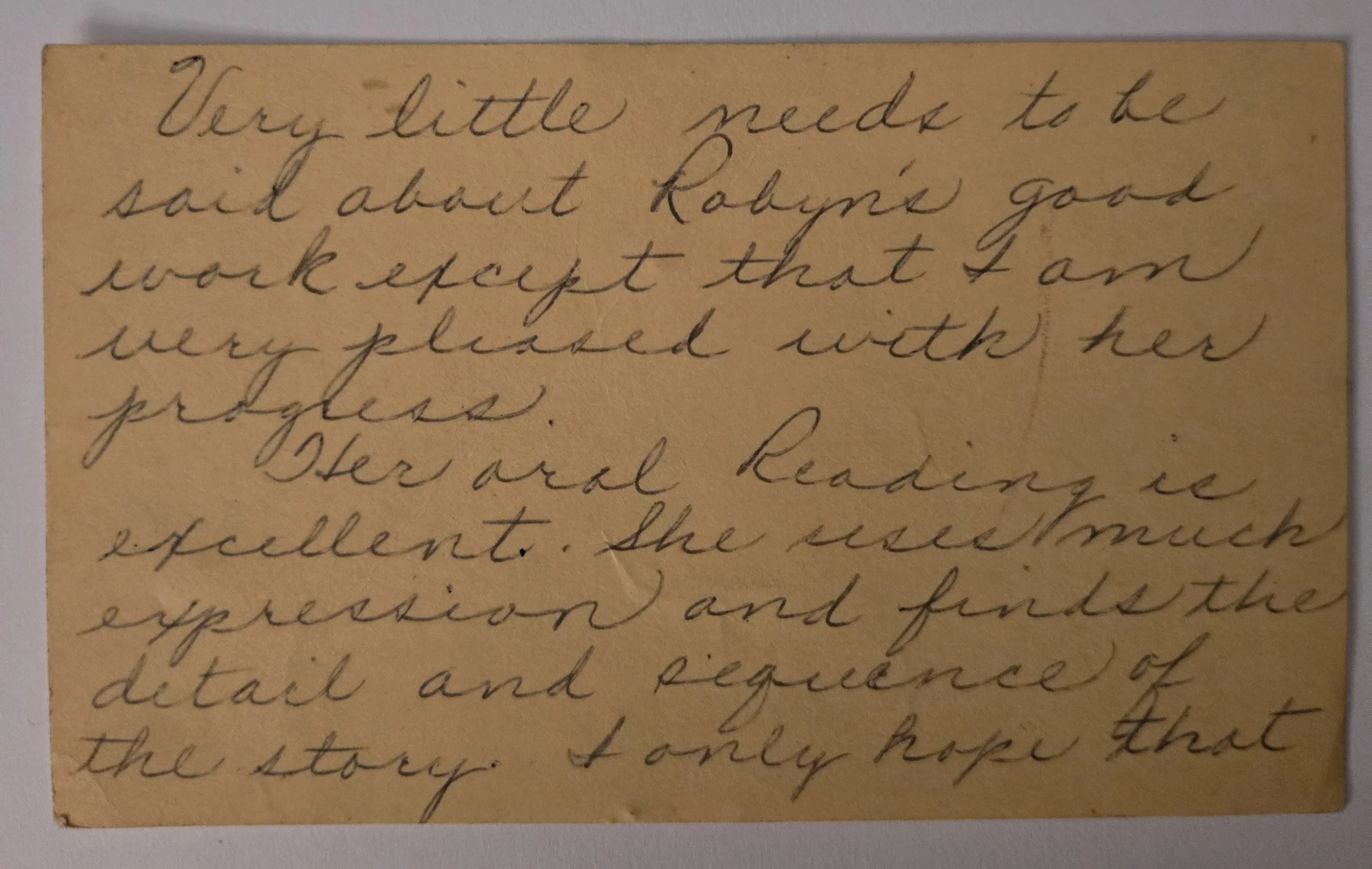 A Note From My First-Grade Teacher Reminded Me What Really Matters