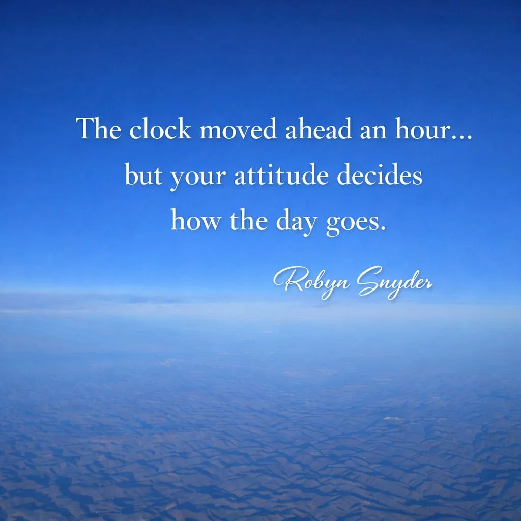 Clock stole an hour...smile anyway.☺️