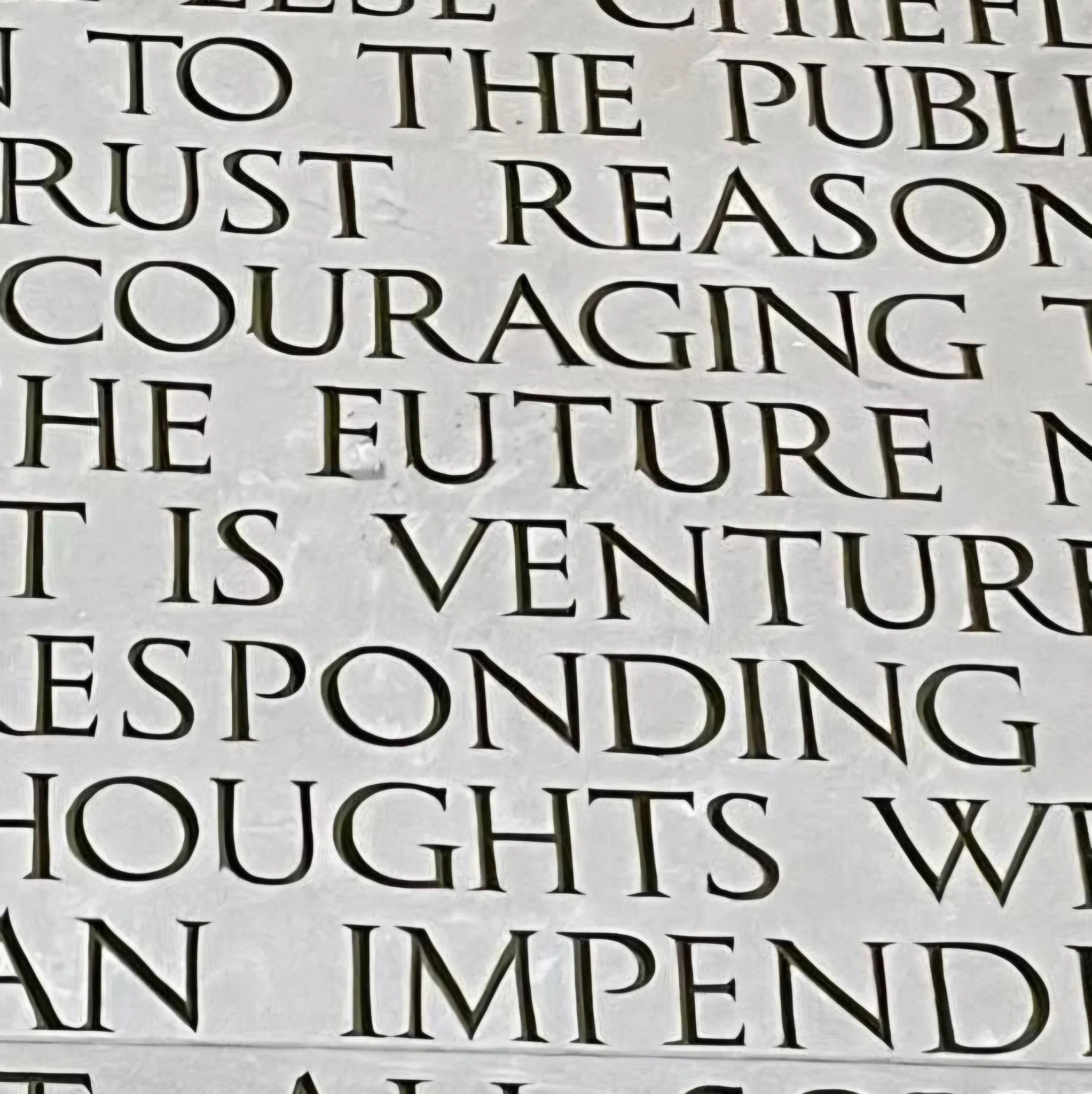 As a "sign shop" owner, I can truly feel the pain of this typo.  Not quite at this level though. 

The typo was with the word "future" which was initially engraved as "euture." Park officials believe the artist grabbed a