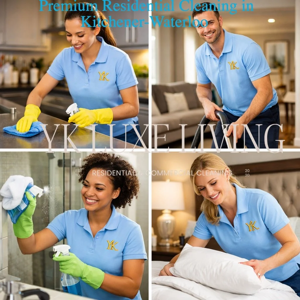 Premium Residential Cleaning in Kitchener-Waterloo ✨

Looking for a trusted residential cleaning service in Kitchener-Waterloo that treats your home with care and precision?

At YK Luxe Living Cleaning Services, we specialize in high-end, detail-focu