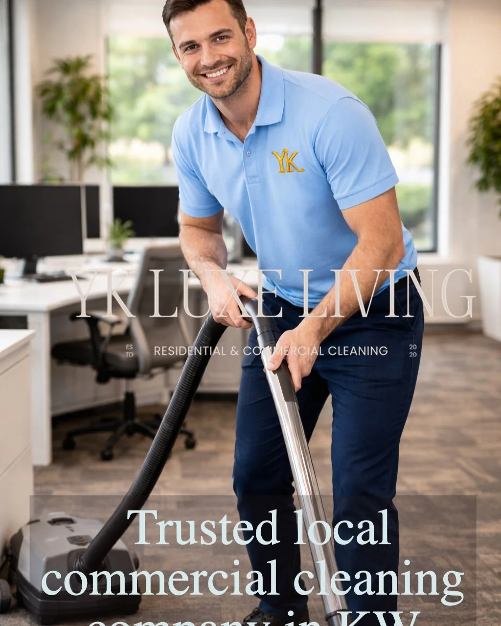 Professional Commercial Cleaning Services in Kitchener-Waterloo

A clean business environment isn&rsquo;t optional &mdash; it&rsquo;s part of your brand.

At YK Luxe Living Cleaning Services, we provide high-quality commercial cleaning services in Ki