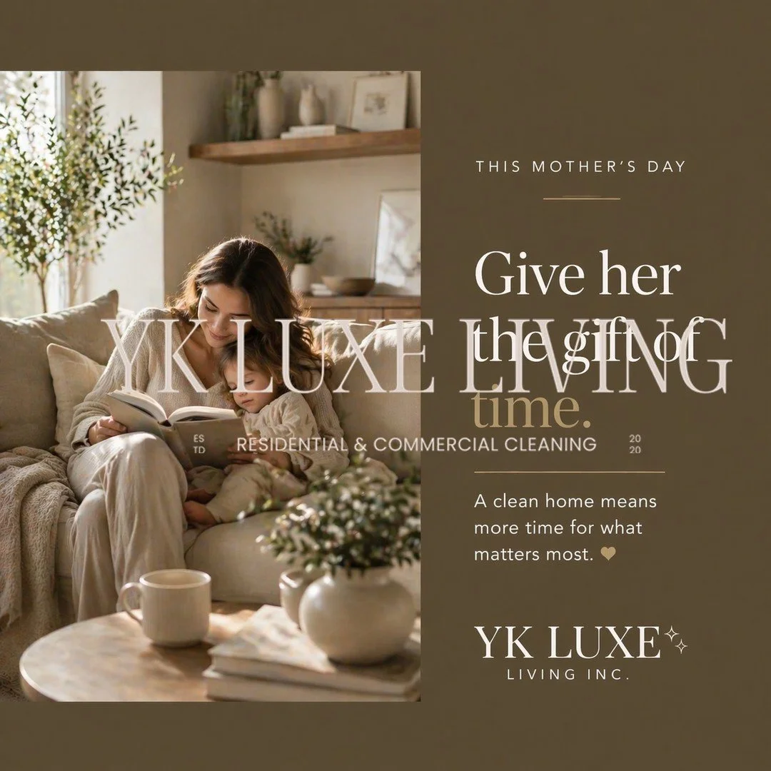Mother&rsquo;s Day Gift Idea in Kitchener-Waterloo

Looking for a meaningful Mother&rsquo;s Day gift in Kitchener-Waterloo?

Give her something she&rsquo;ll truly appreciate , a clean, organized home and more time to relax.

At YK Luxe Living Inc., w