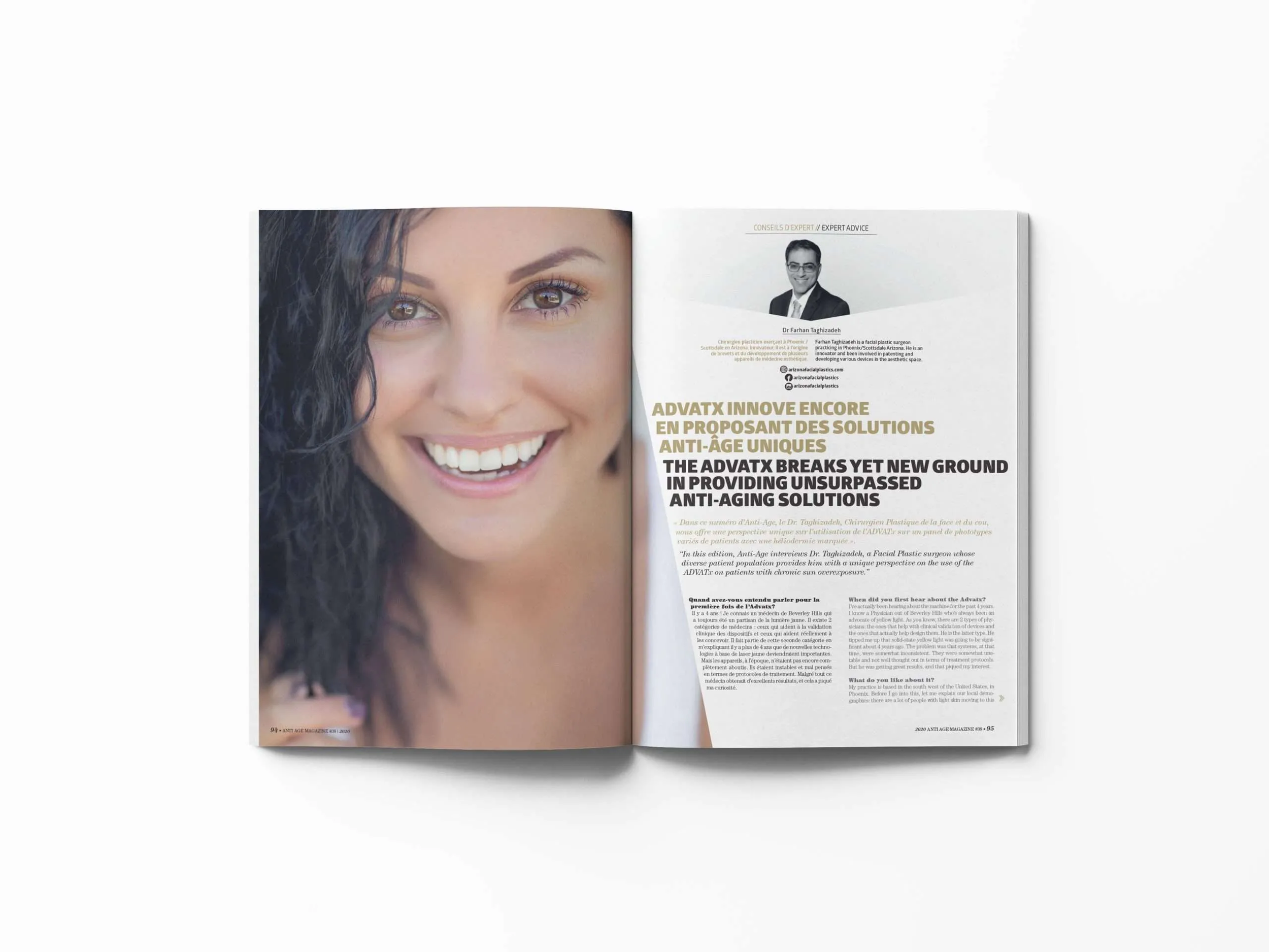 THE ADVATx® BREAKS YET NEW GROUND IN PROVIDING UNSURPASSED ANTI-AGING SOLUTIONS