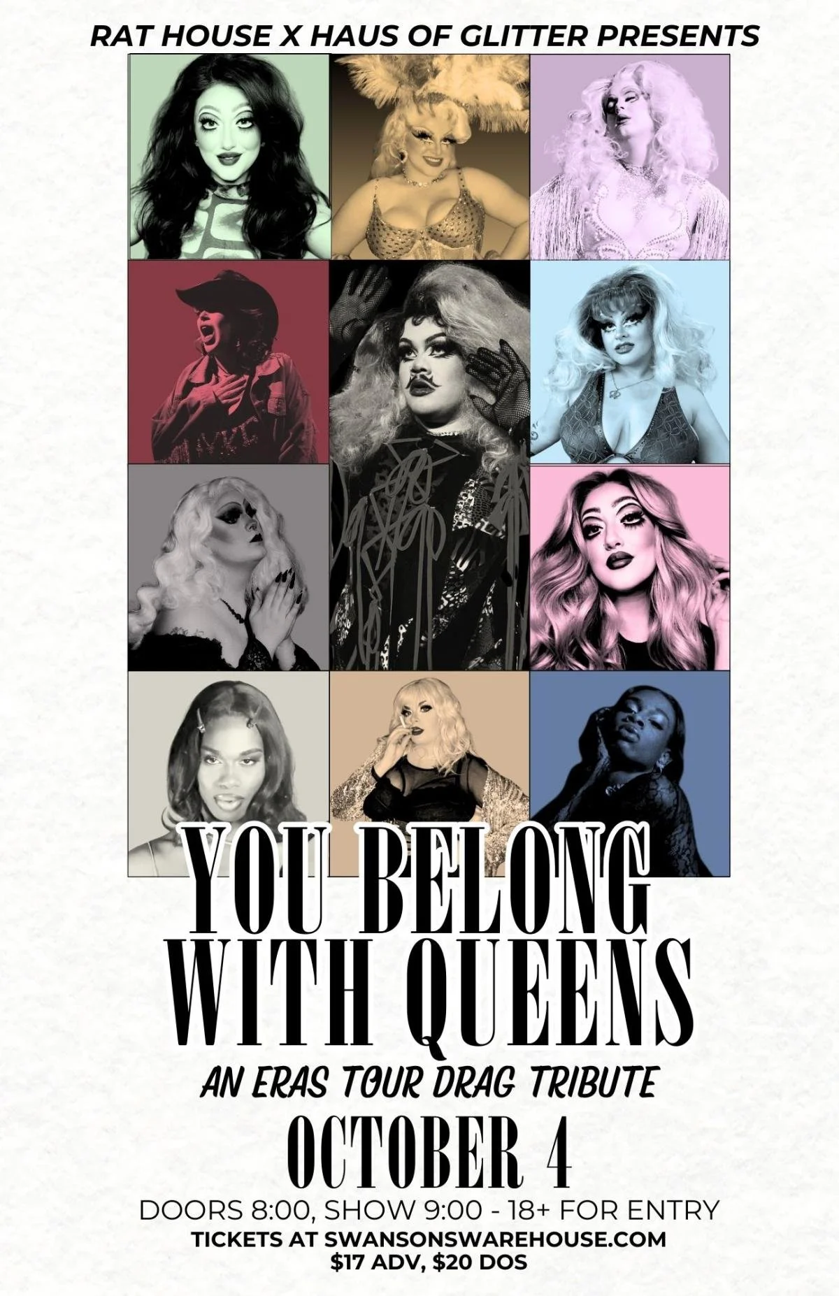 You Belong With Queens : Eras Tour Drag Tribute