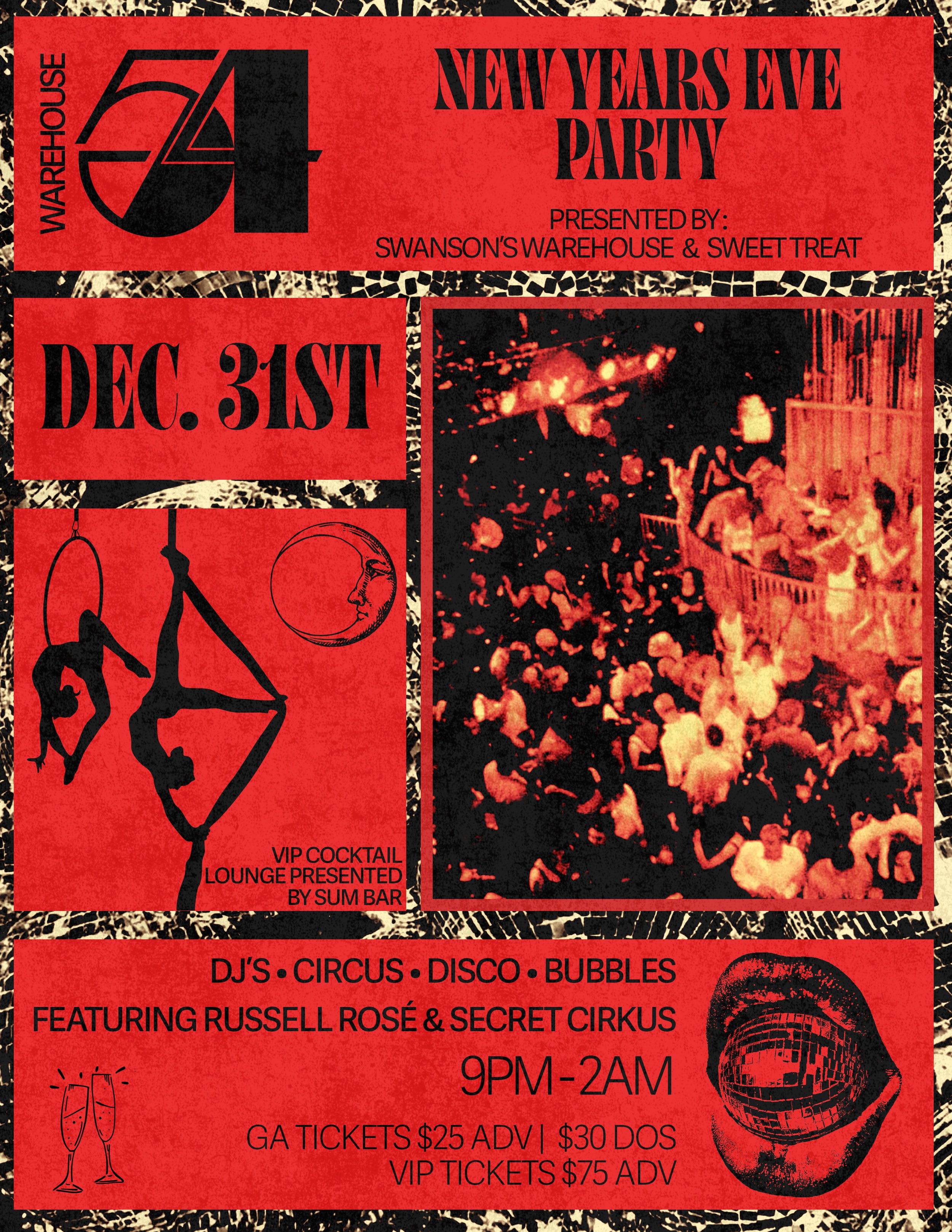 Warehouse 54 : New Year’s Eve Party