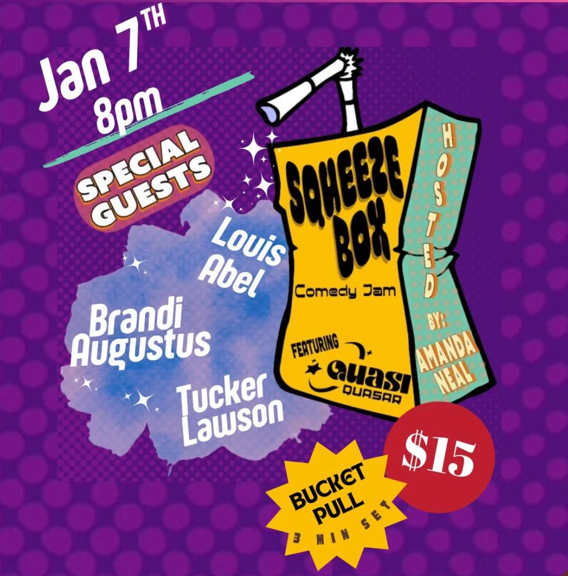 Squeezebox Comedy JAm FT. Quasi Quasar