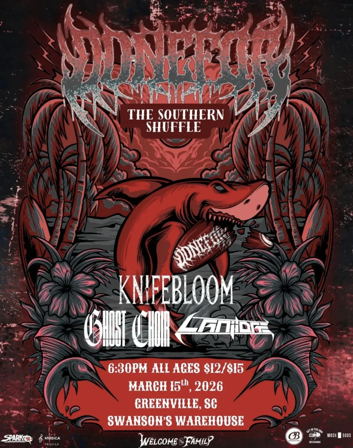 WTTF Presents : Donefor, Knifebloom, Laniidae, and Ghost Choir