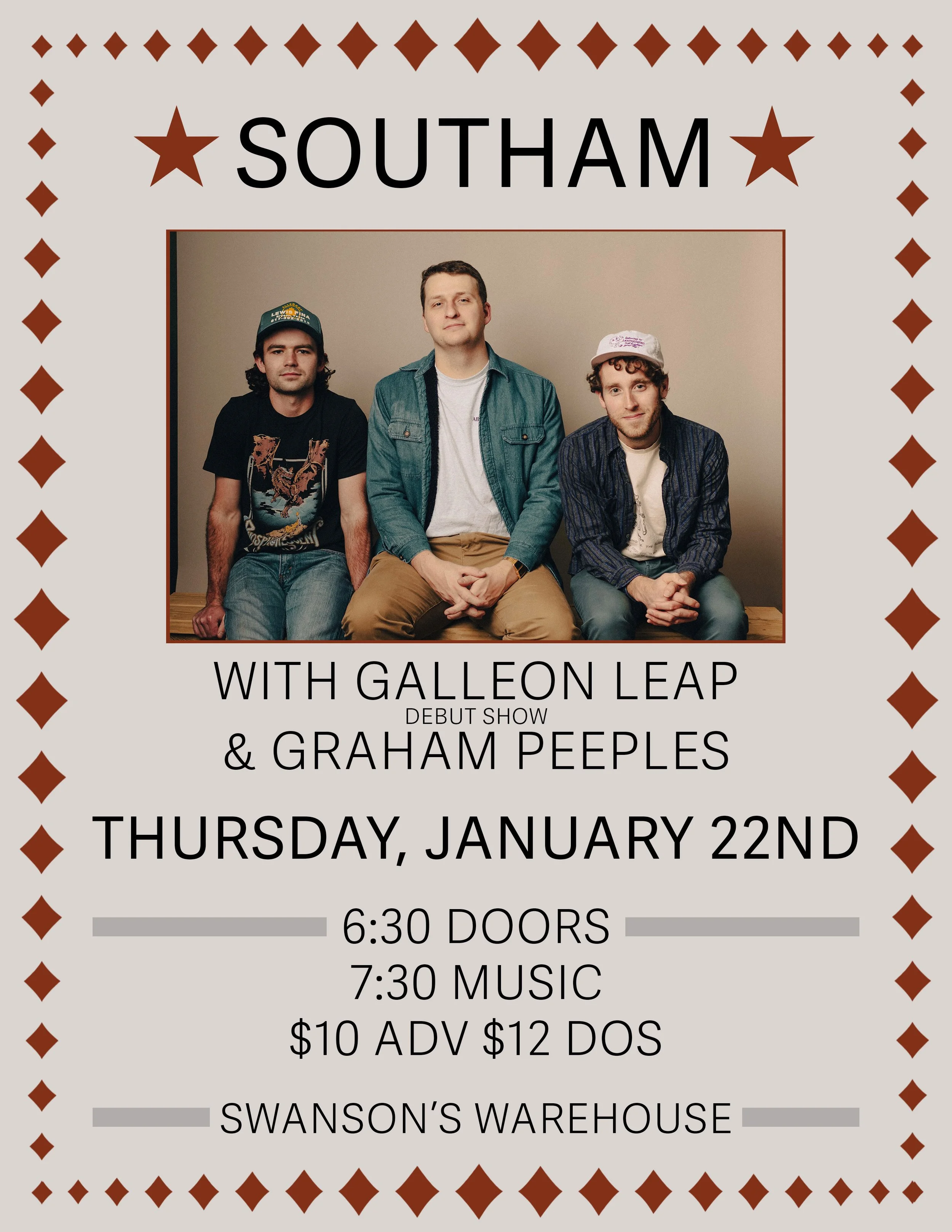 Southam W/ galleon leap &amp; Graham Peeples