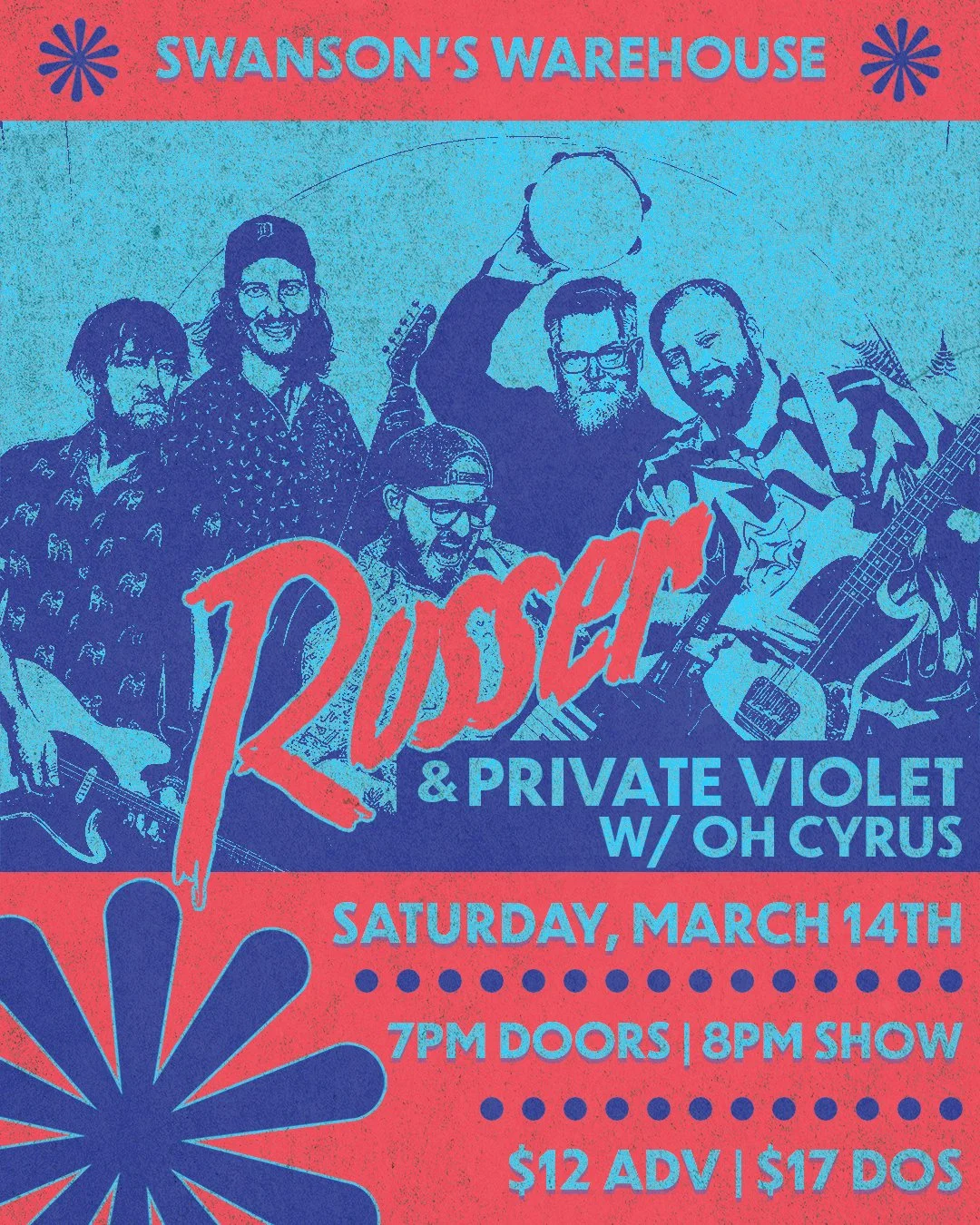 Rosser &amp; Private violet W/ Oh Cyrus