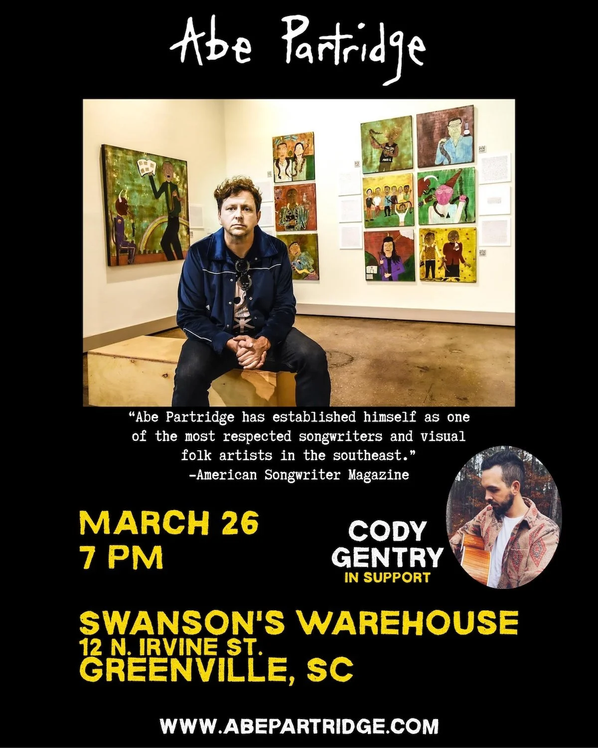 Abe Partridge with Cody Gentry