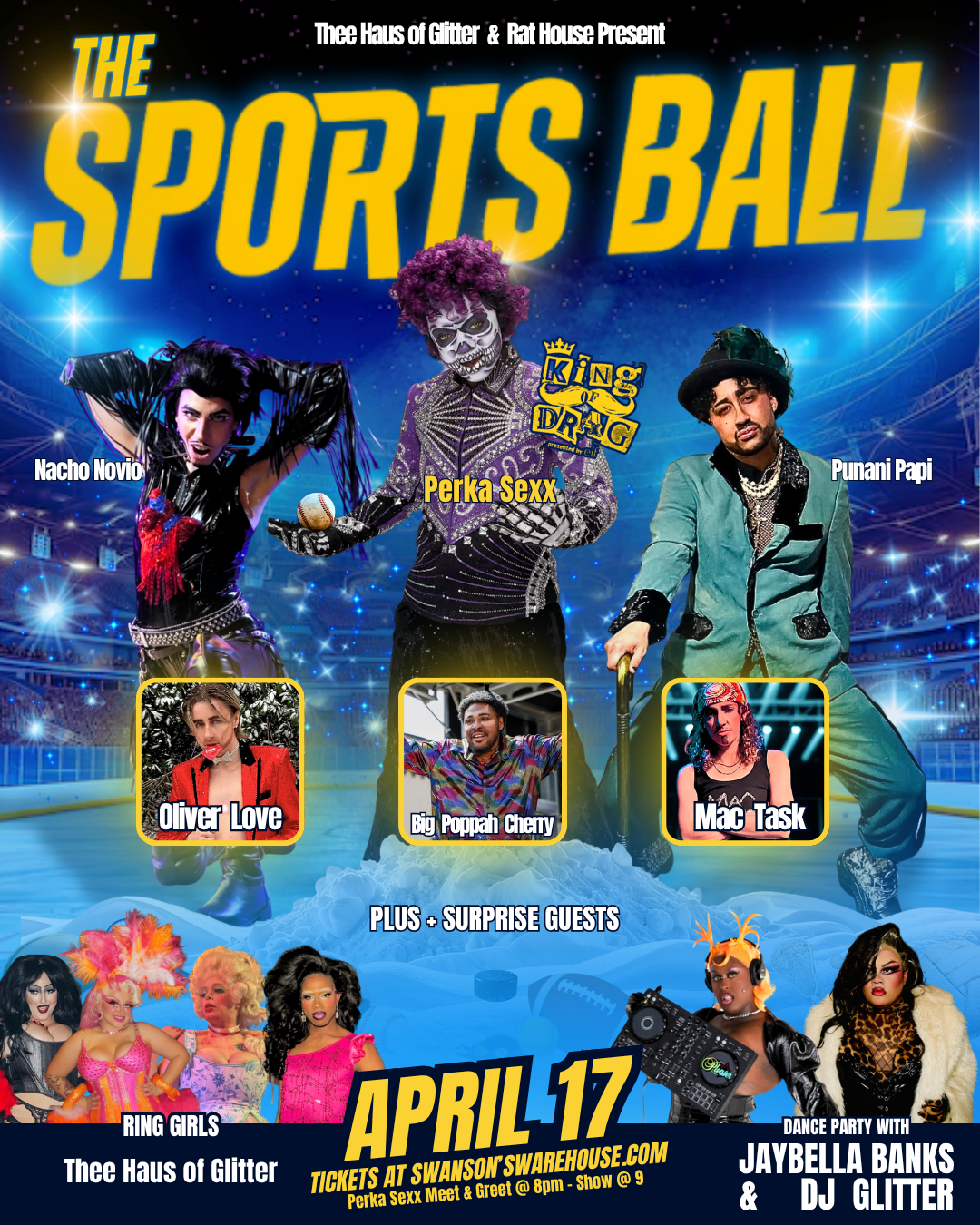 Thee Haus of Glitter & Rat House Present : The Sports Ball