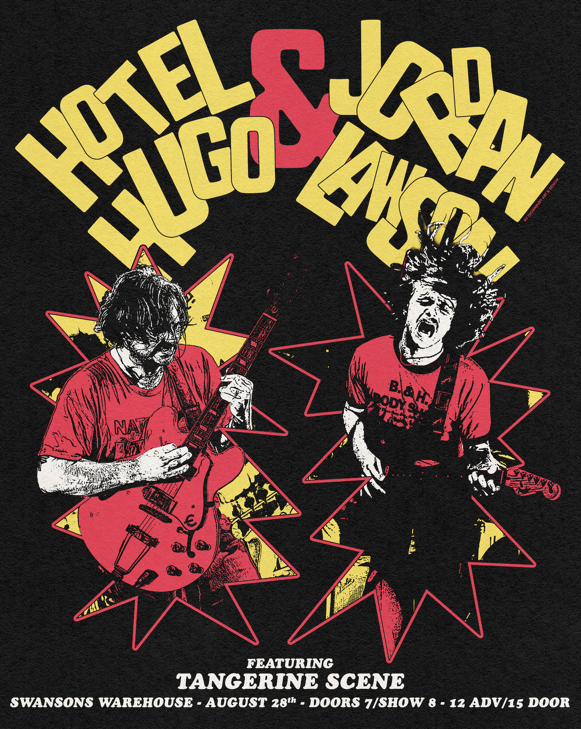 Hotel Hugo & Jordan Lawson W/ Tangerine Scene
