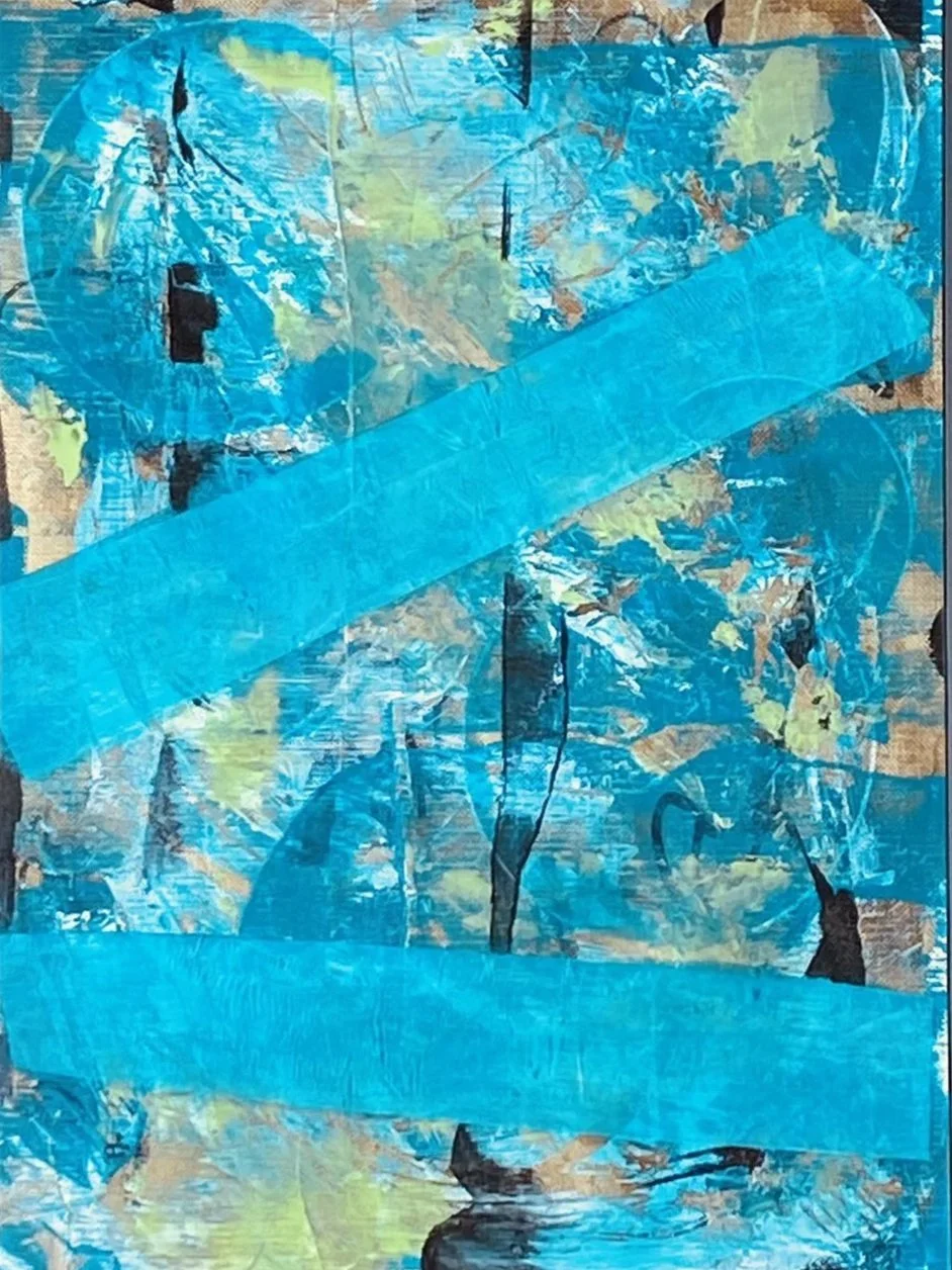 Forced Out - 9" x 12" - Acrylic on paper 2025- $216 framed