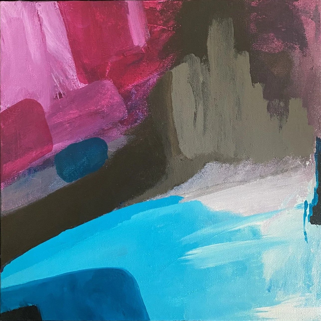 Napa on My Mind - 12" x 12" x 2" - Acrylic on canvas 2025- $388 framed