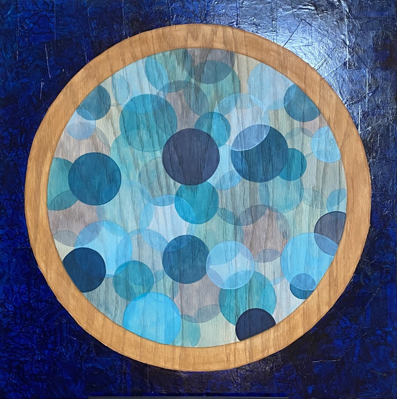 Feminine Within- 24" x 24" x 1" - Oil & acrylic on wood 2025