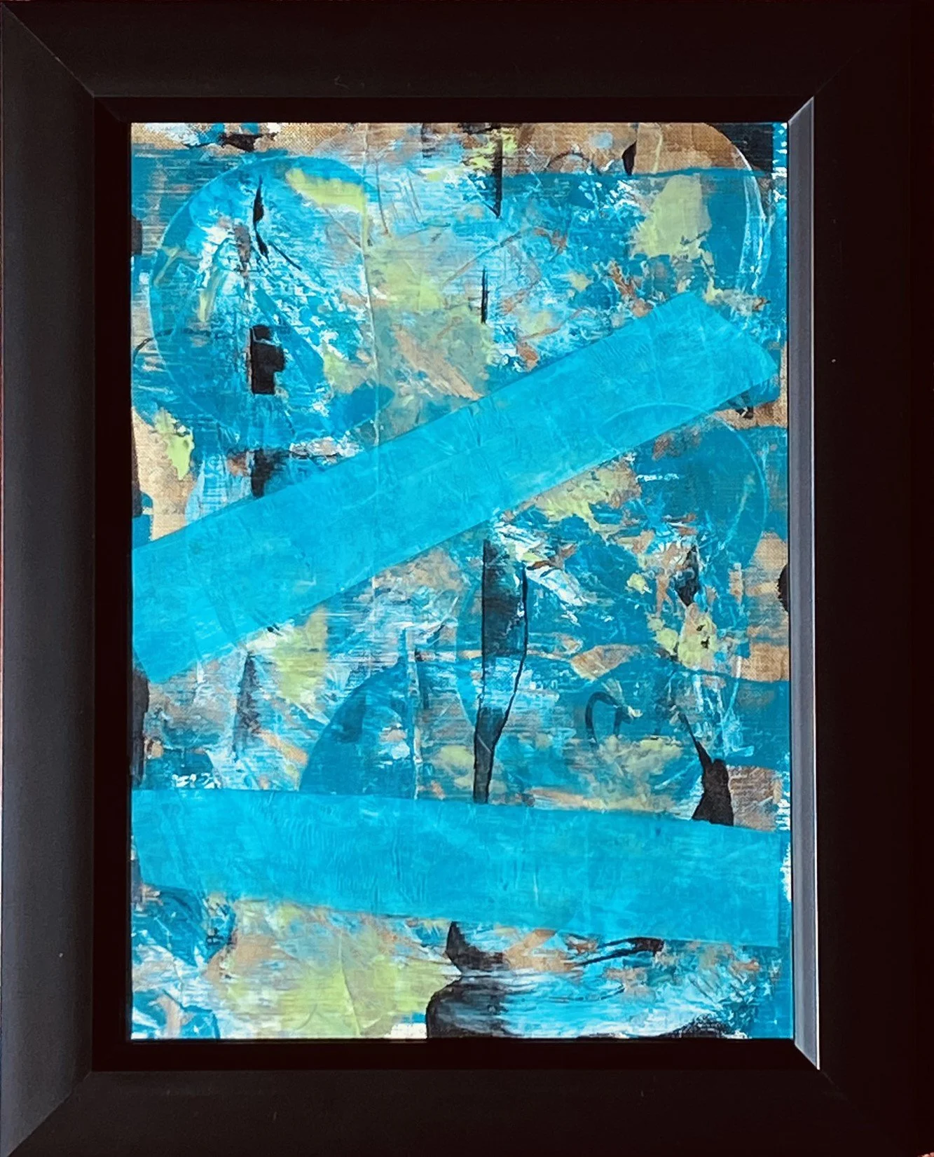 Forced Out - 9" x 12" - Acrylic on paper 2025