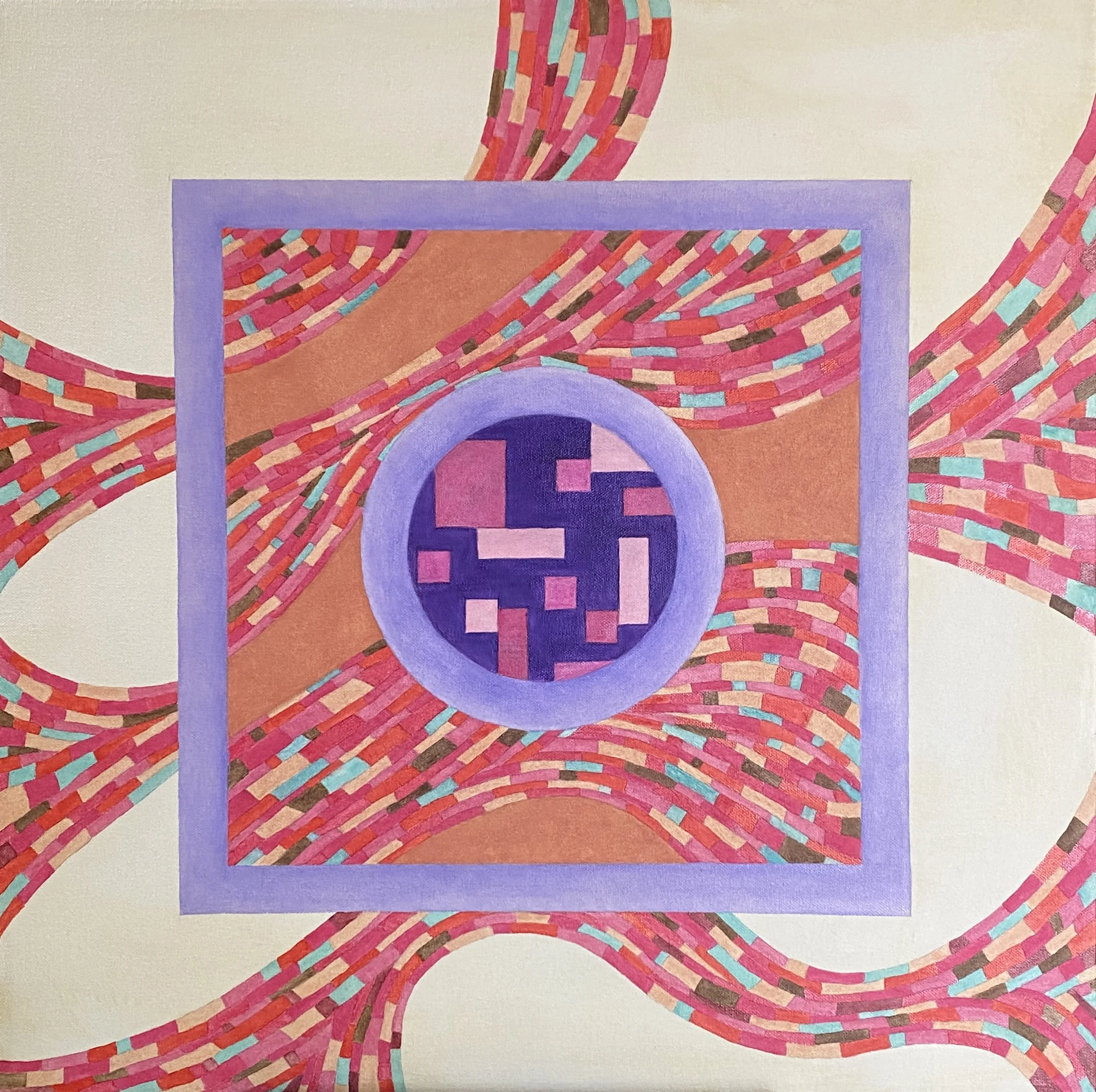 He's So Easy - 24" x 24" - Mixed Media on canvas (unframed) 2026
