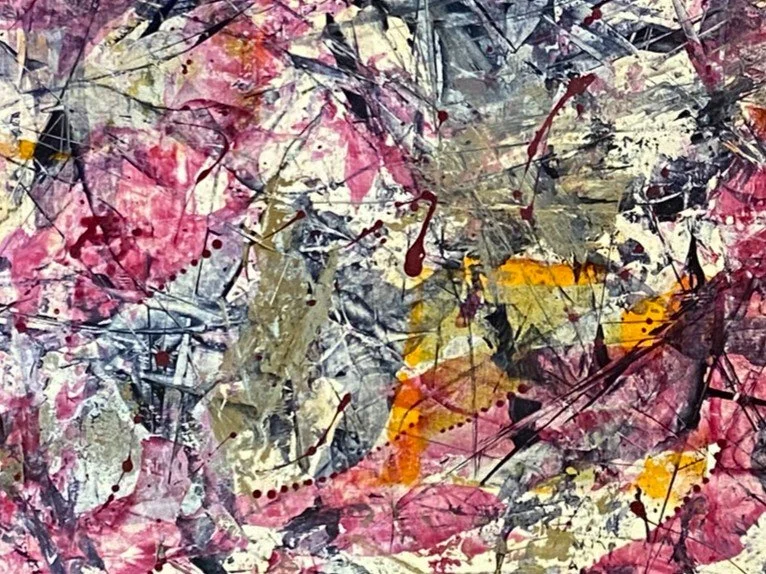 Inner Gold - 24" x 18" - Mixed media (unframed)