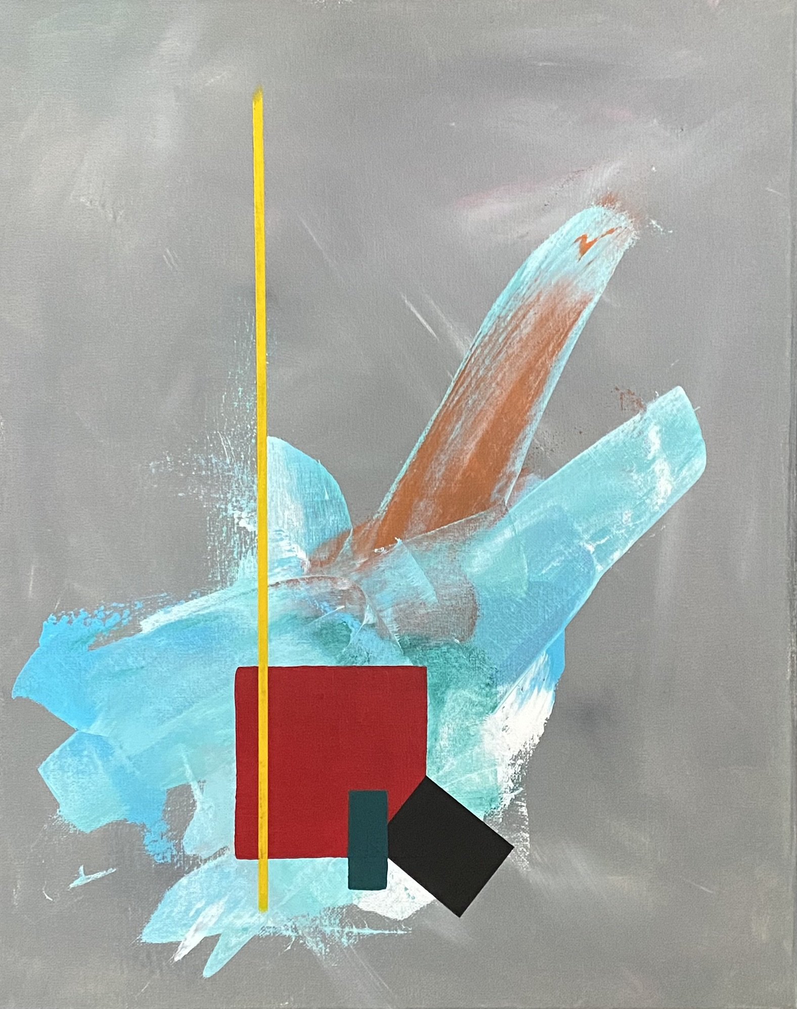 Icy Oppression - 16" x 20" - Acrylic on canvas - $740