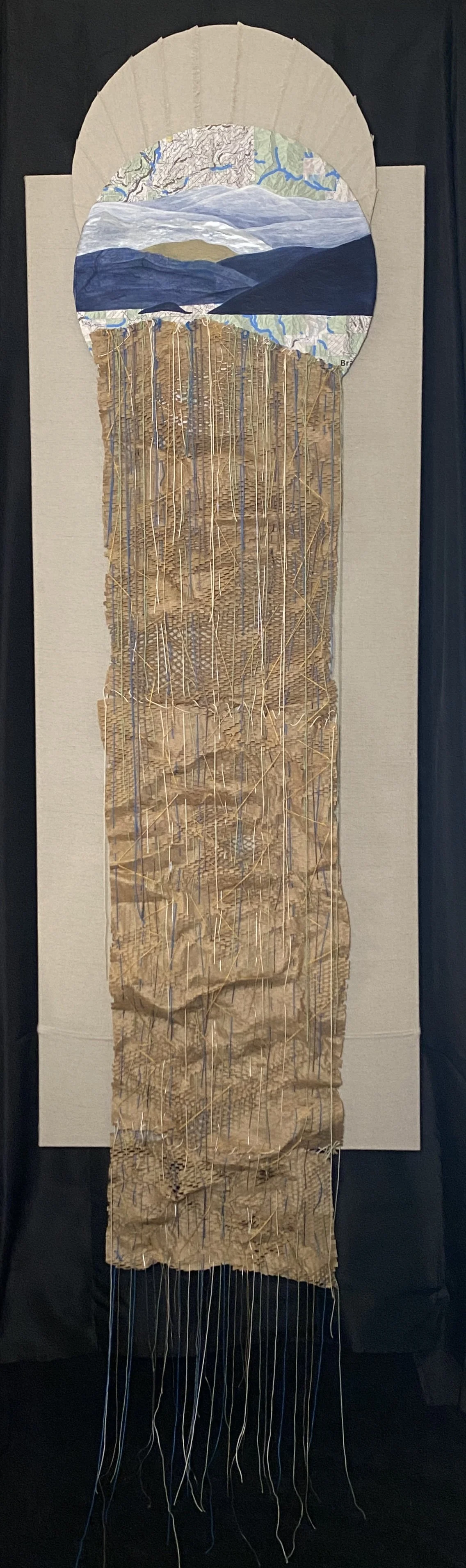 The Gold Factor - 24" x 78" - Mixed Media - 2026