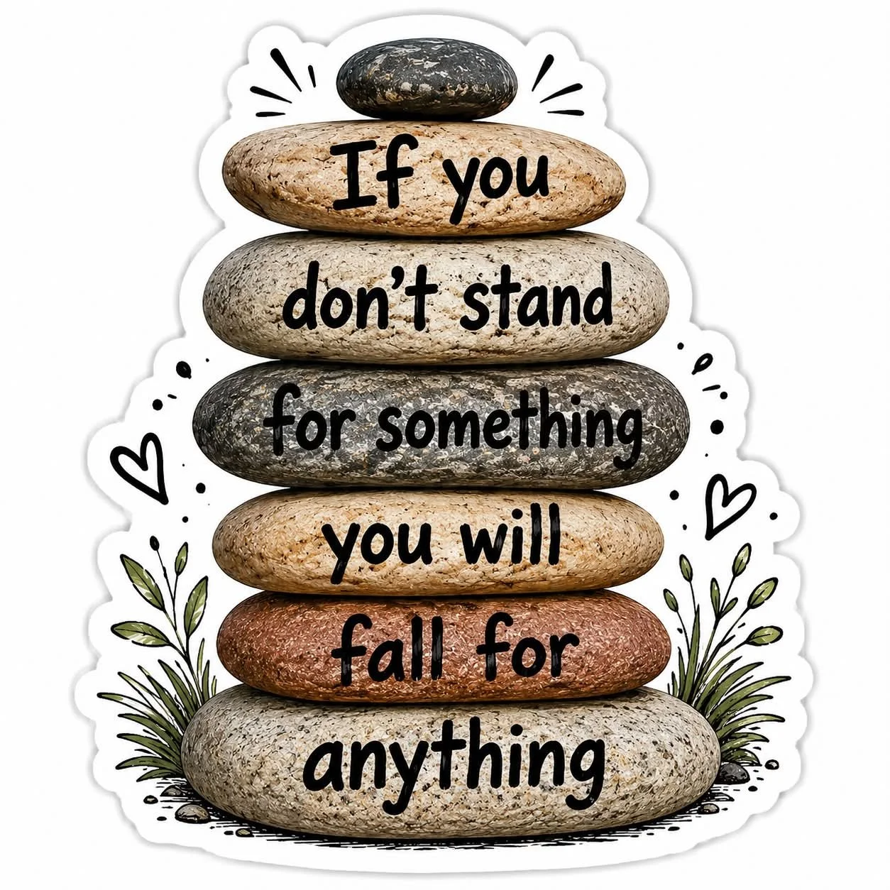 Stand for Something Vinyl Sticker