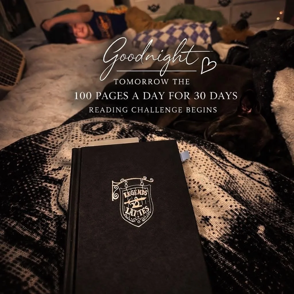 3,000 pages in 30 days reading 100 pages a day challenge