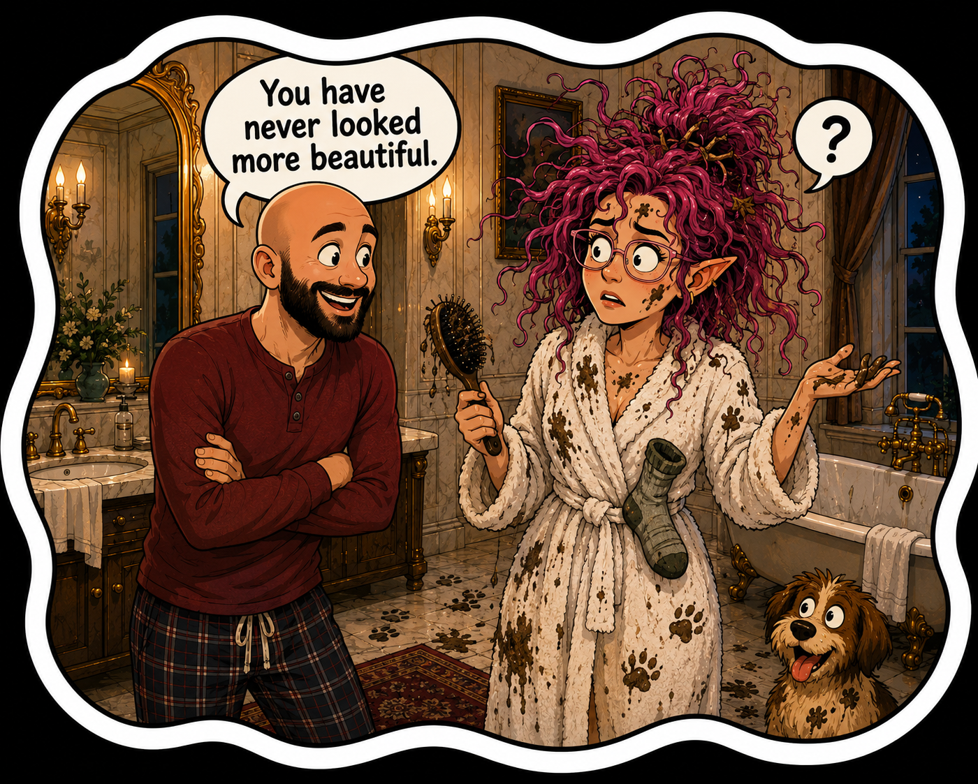 You Have Never Looked More Beautiful – Vinyl Sticker