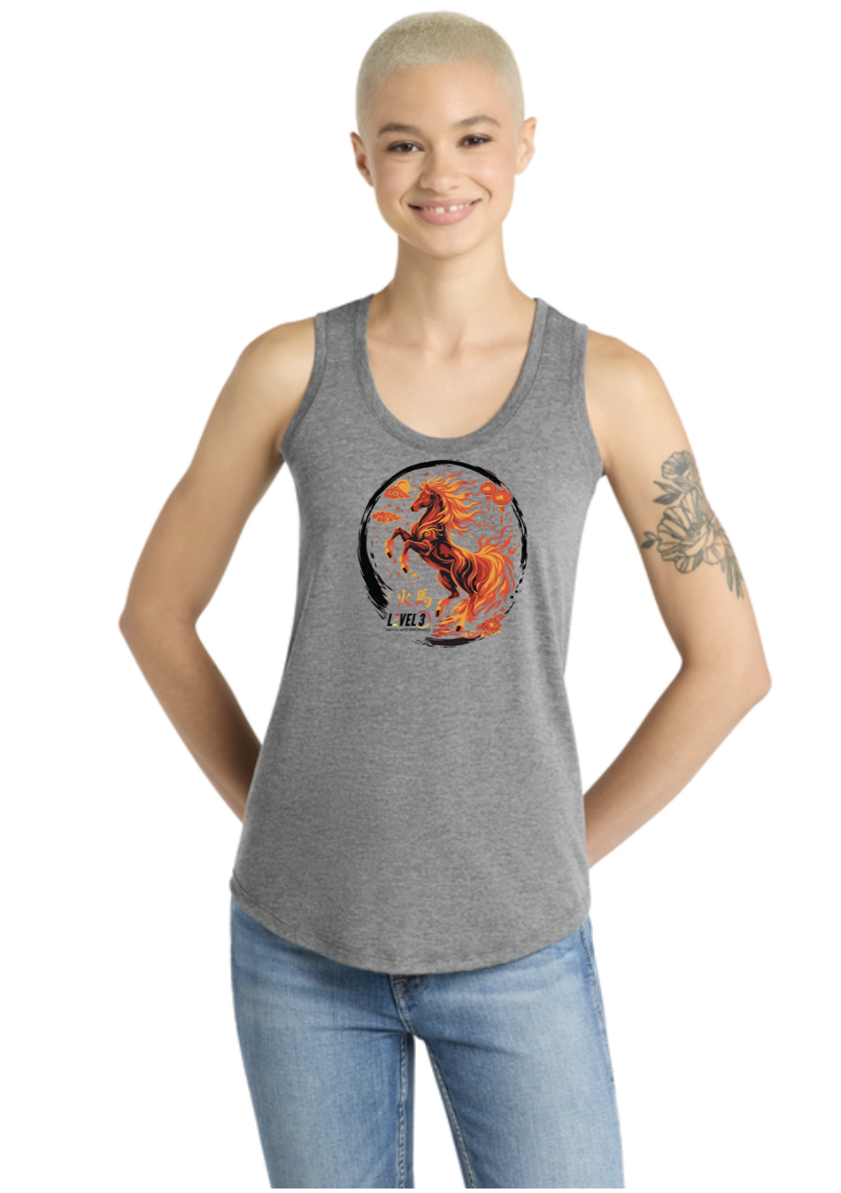 FIRE HORSE Premium Women's Tank Top