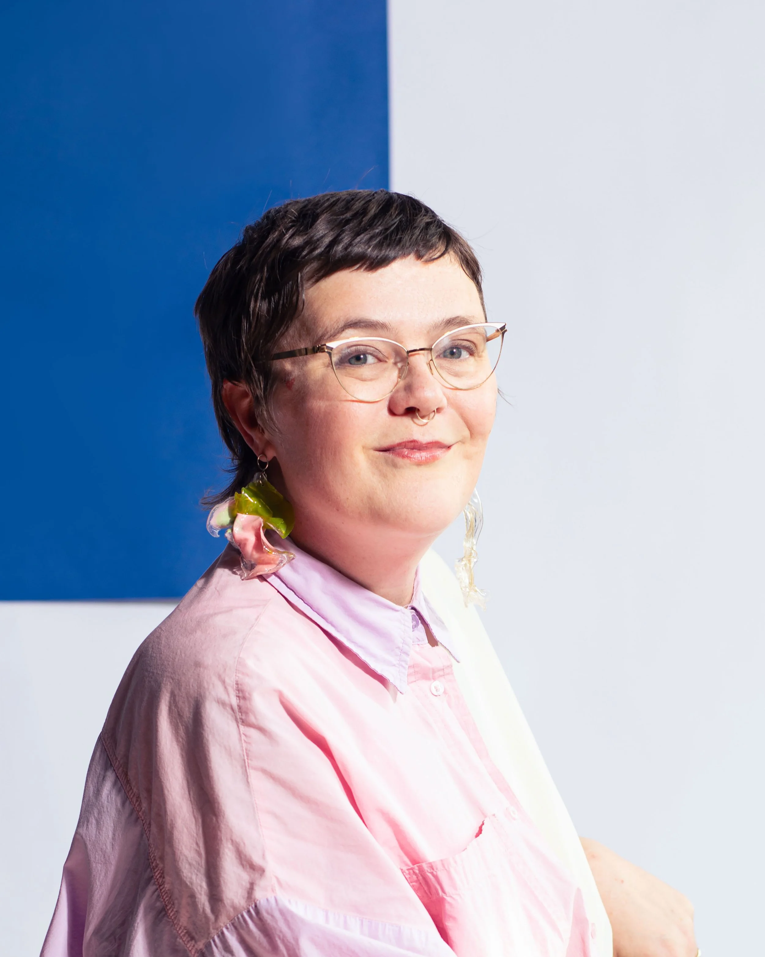 Blair, curator headshot, winnipeg photographer