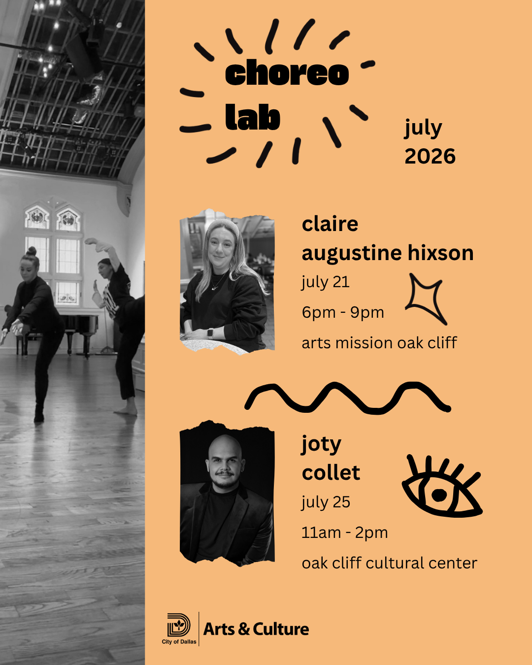 Choreo Lab w/ Claire Augustine Hixson