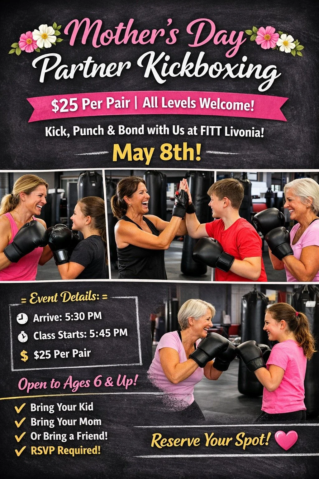 Mother's Day Weekend Partner Kickboxing
