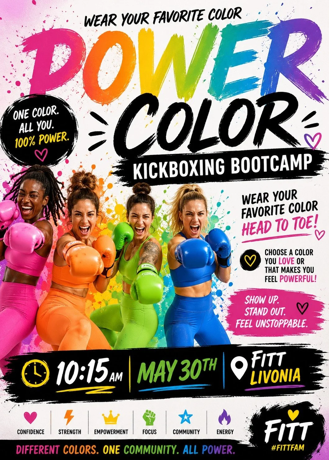 Power Color Kickboxing Bootcamp