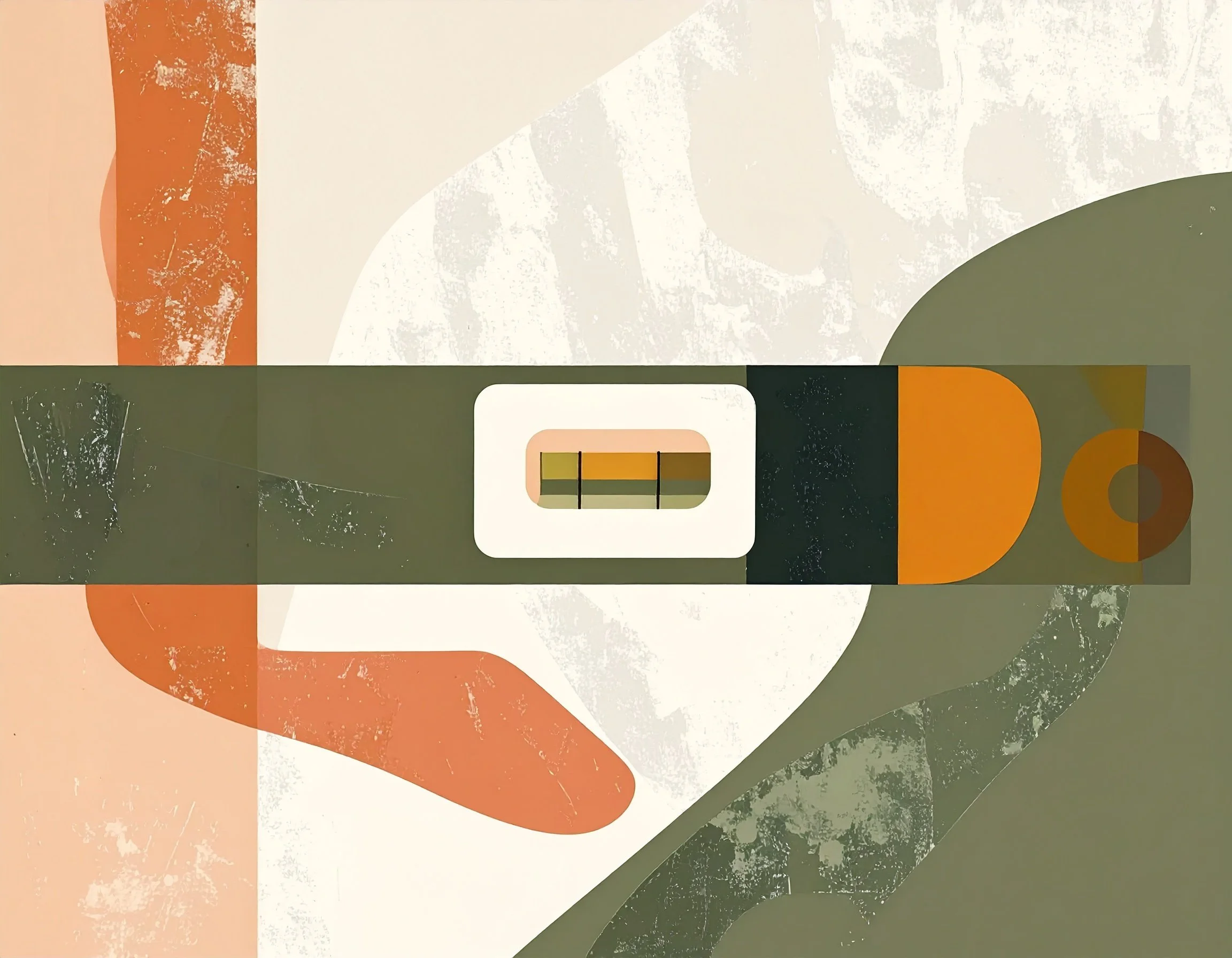 Ilustración de un nivel de burbuja que representa el equilibrio interno y la regulación emocional en mindfulness informado por el trauma