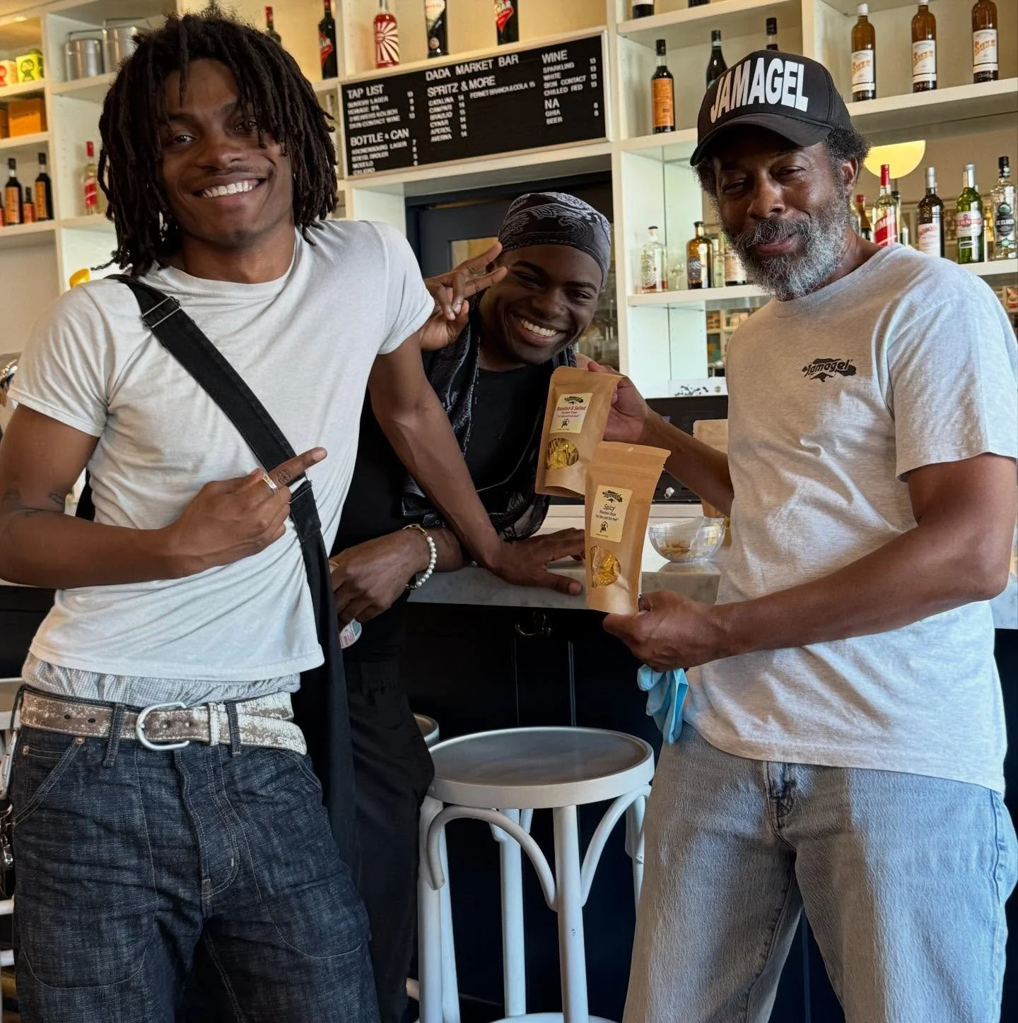 HAVE A @jamagel_mon DAY! 
JAMAGEL premium, organic plantain chips known for their crunchy texture and bold, Jamaican-inspired flavors. Great on their own or with hummus, guacamole etc. @dadamarketechopark