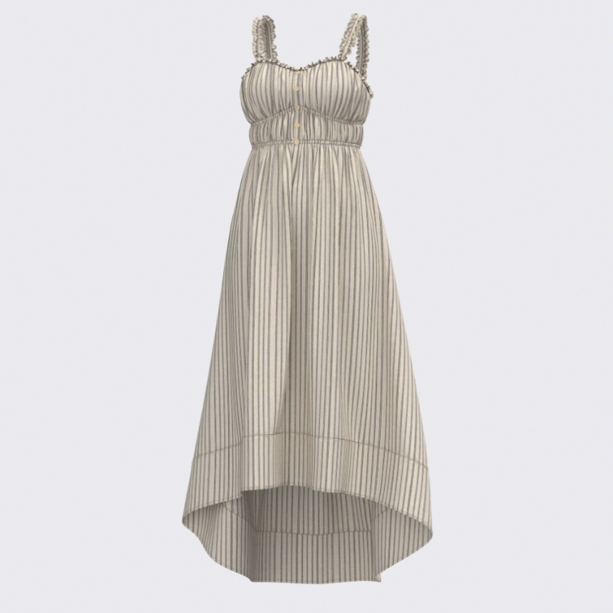 ruffle shirring dress set up LIGHT RR.gif