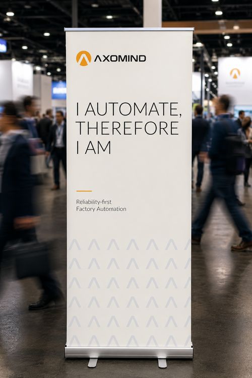 Axomind pull-up exhibition banner