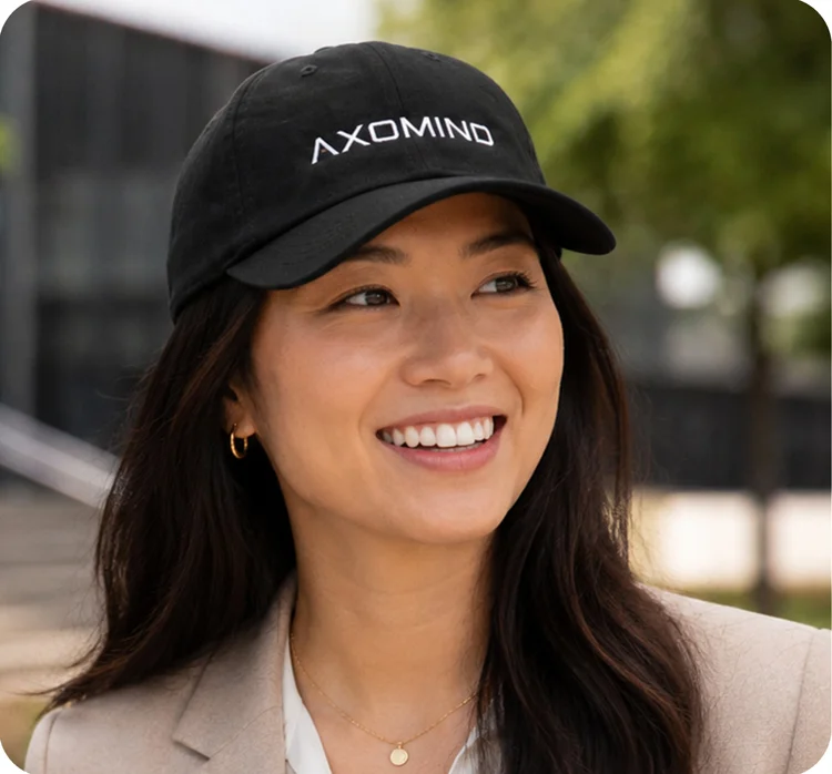 Axomind exhibition banner left panel