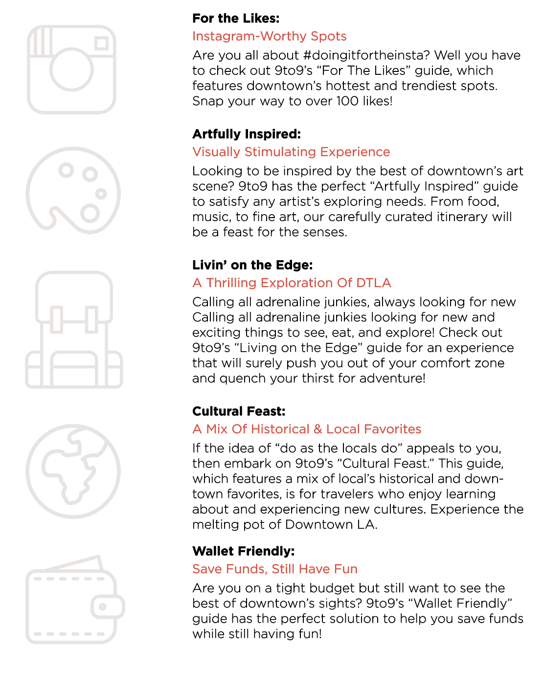Themed Experiences Guide