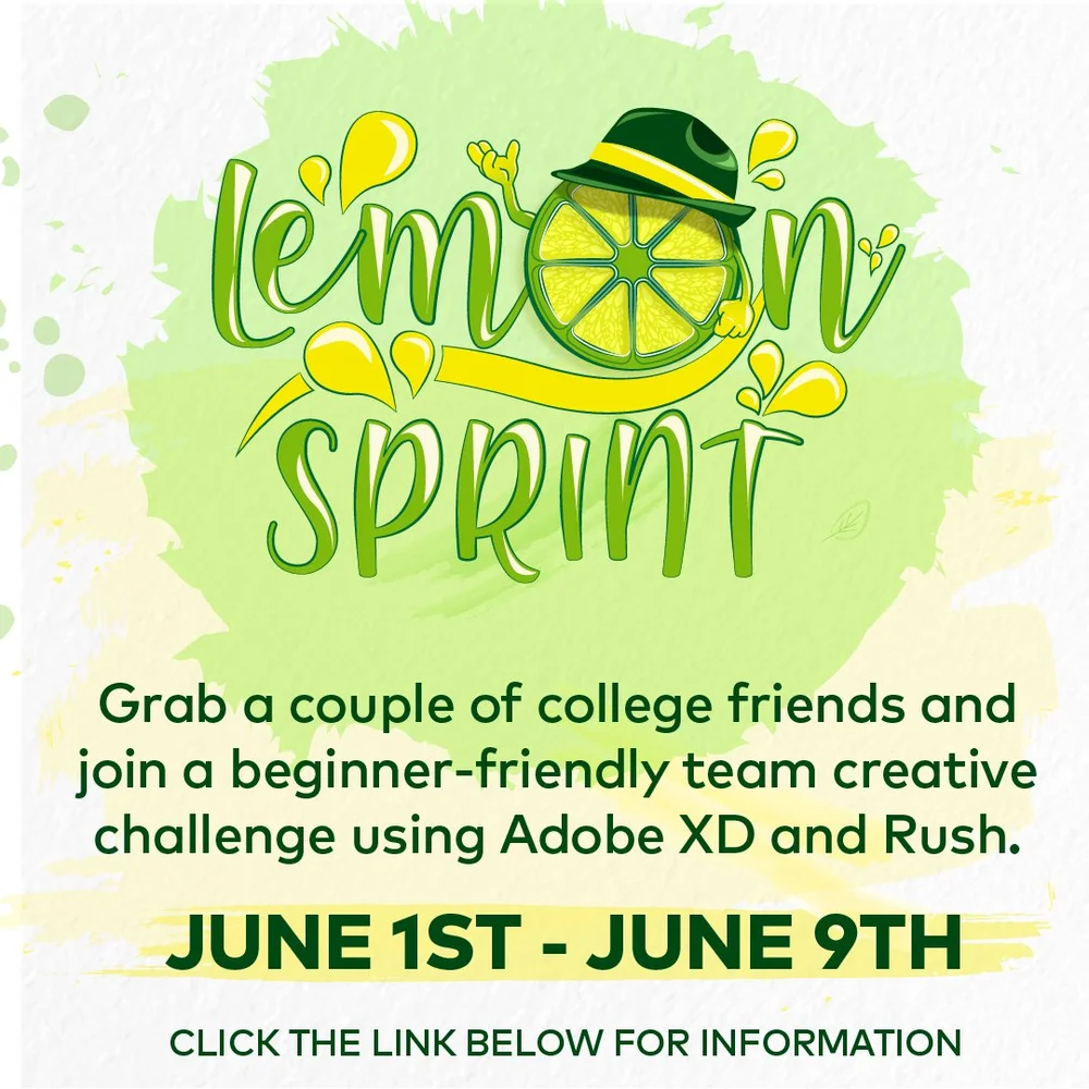 Lemon Sprint Instagram social graphic