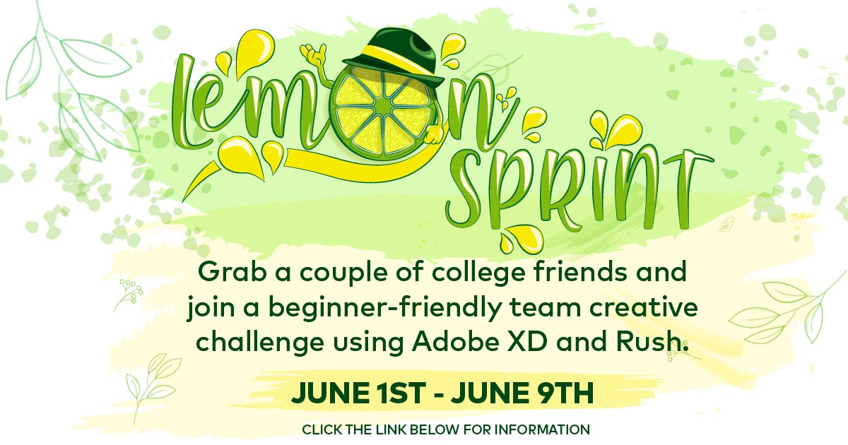 Lemon Sprint Facebook event banner