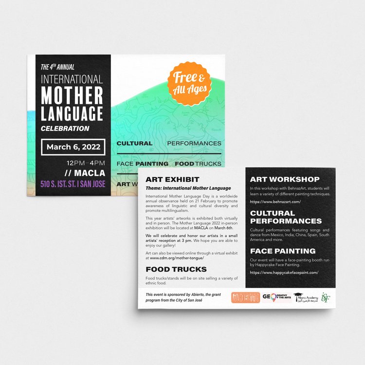 Mother Language Day card