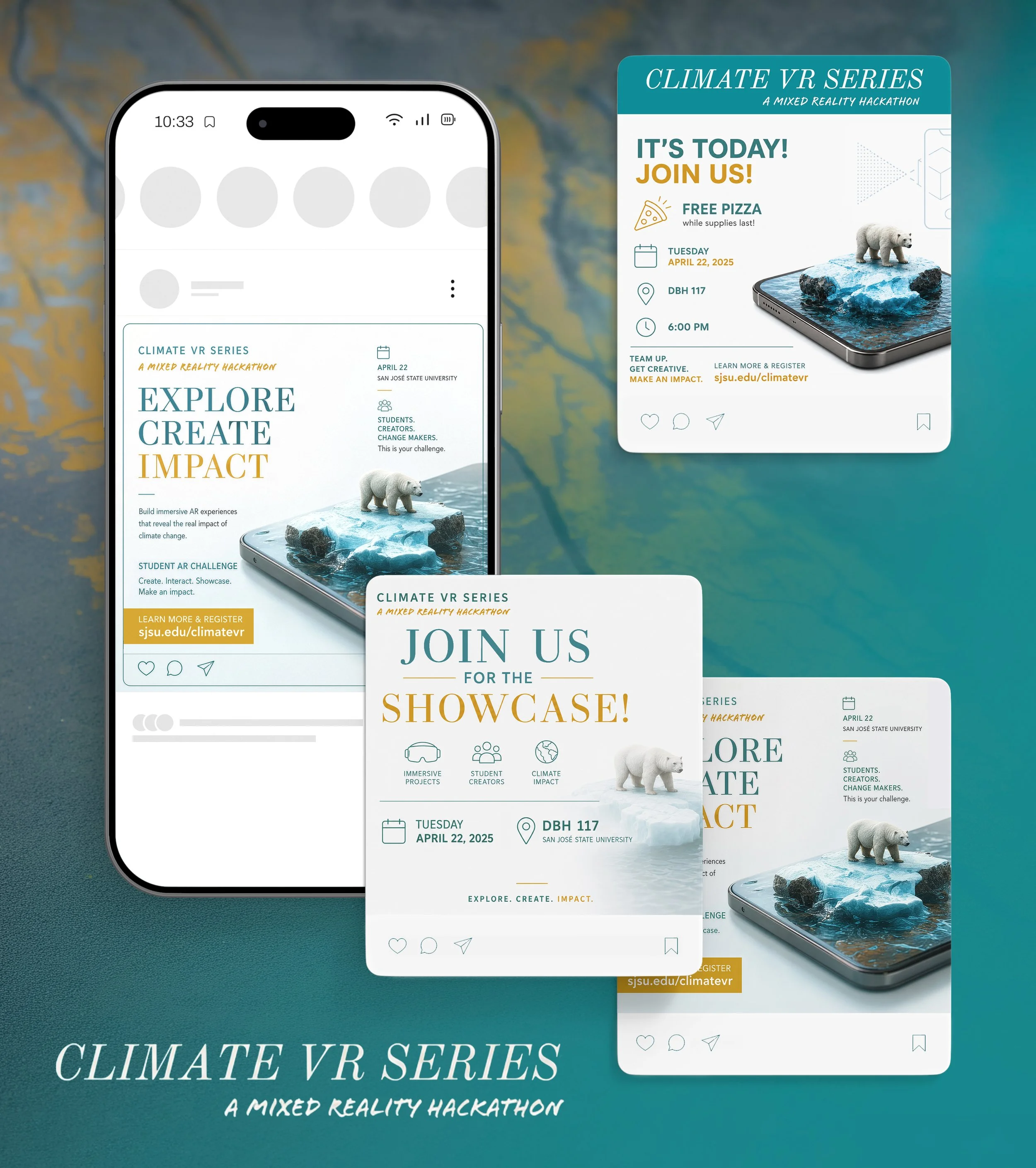 Climate VR social media post